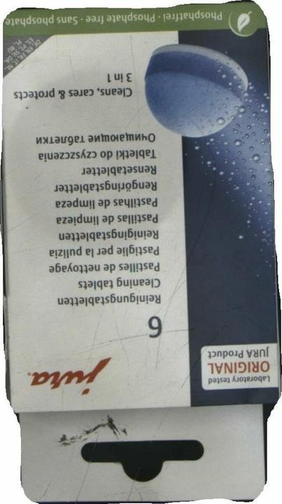 Actual product image Jura 3-phase cleaning tablets