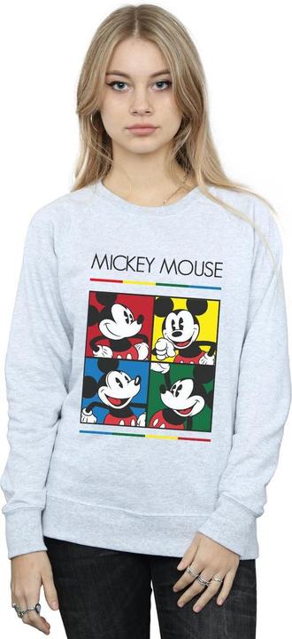 Immagine prodotto Disney Mickey Mouse Square Colour Felpa Donna (L)
