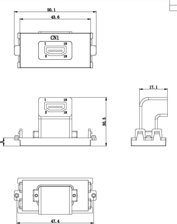 Produktbild Value MultiMedia Anschluss-Systeme (HDMI)