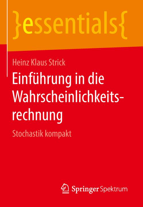 Produktbild Einführung in die Wahrscheinlichkeitsrechnung (Deutsch, Heinz Klaus Strick, 2018)