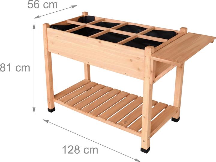 Actual product image Relaxdays Hochbeet