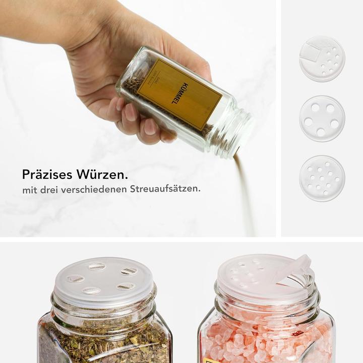 Image du produit Greeano Set de 24 pots à épices
