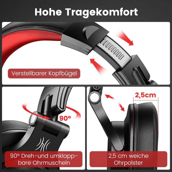 Image du produit OneOdio Fusion A71 DJ Kopfhörer Over Ear mit Share Port (Filaire)