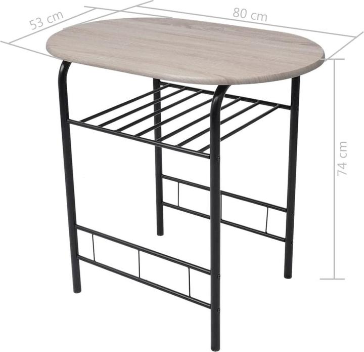 Produktbild vidaXL Tjark (80 x 53 x 74 cm)