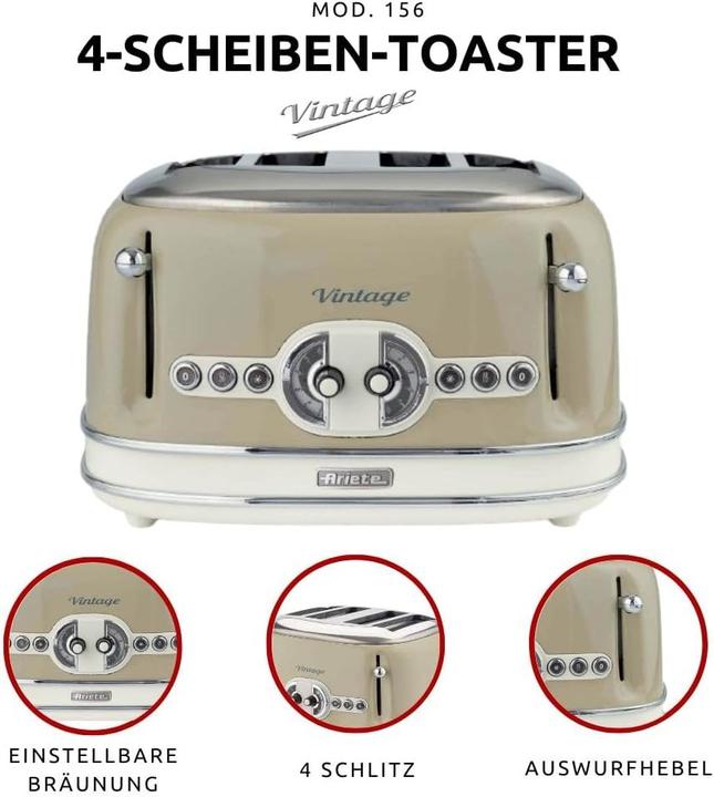 Image du produit Ariete 156 Grille-pain Vintage
