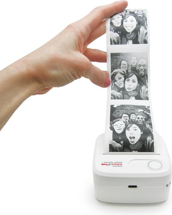 Image du produit Easypix InstantFUN Pocket Printer P1 (Thermodirecte, Noir et blanc)