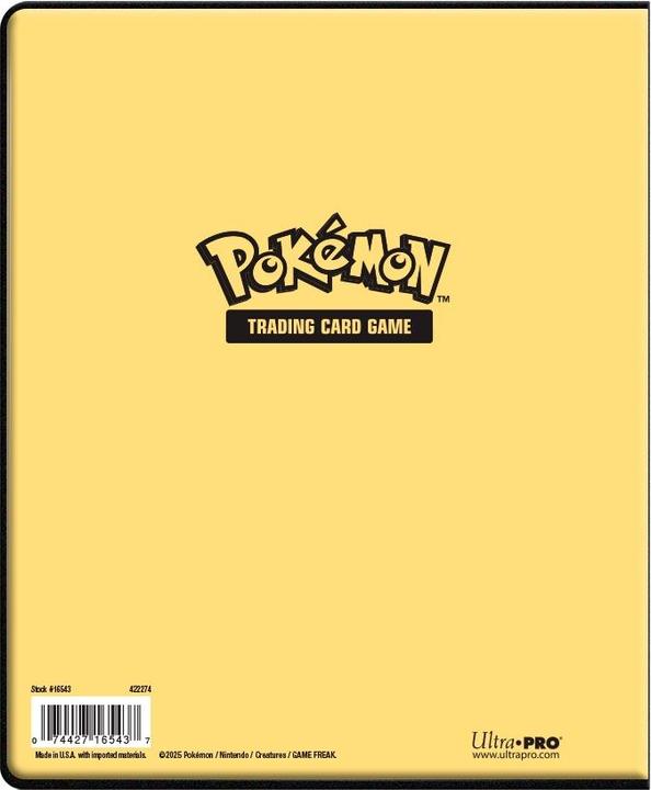 Actual product image Ultra Pro Pokémon - Pikachu 4-Pocket Portfolio