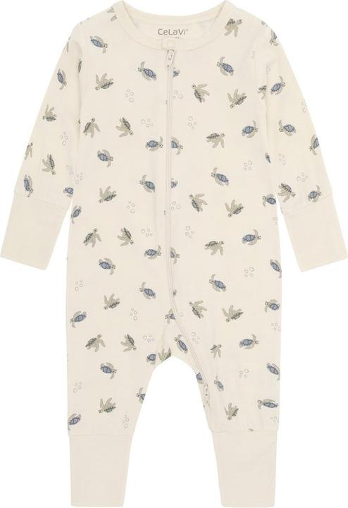 Produktbild CeLaVi Bambus Strampler langarm Turbulence (80)