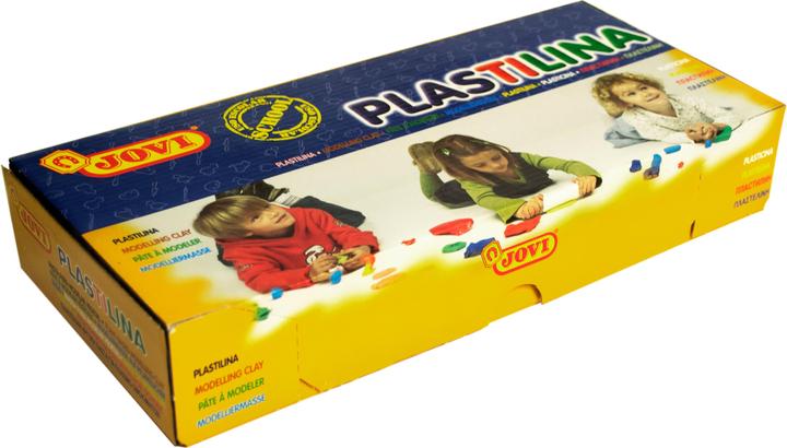 Produktbild Jovi Knete PLASTILINA farbsortiert, 15 Farben je 150,0 g