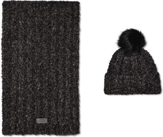 Ugg Set - Knit Boucle Beanie