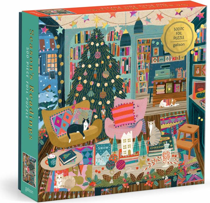 Abrams & Chronicle Season's Readings 500 Piece Foil Puzzle (500 Teile)