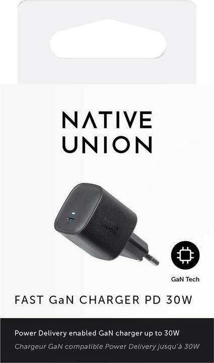 Image du produit Native Union Fast GaN Charger PD 30W (30 W, 1 portion)