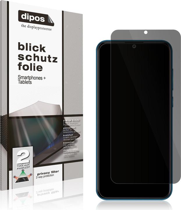 Produktbild Dipos Blickschutzfolie 2-Way Anti-Shock (2 Stück, Coolpad Cool 5)