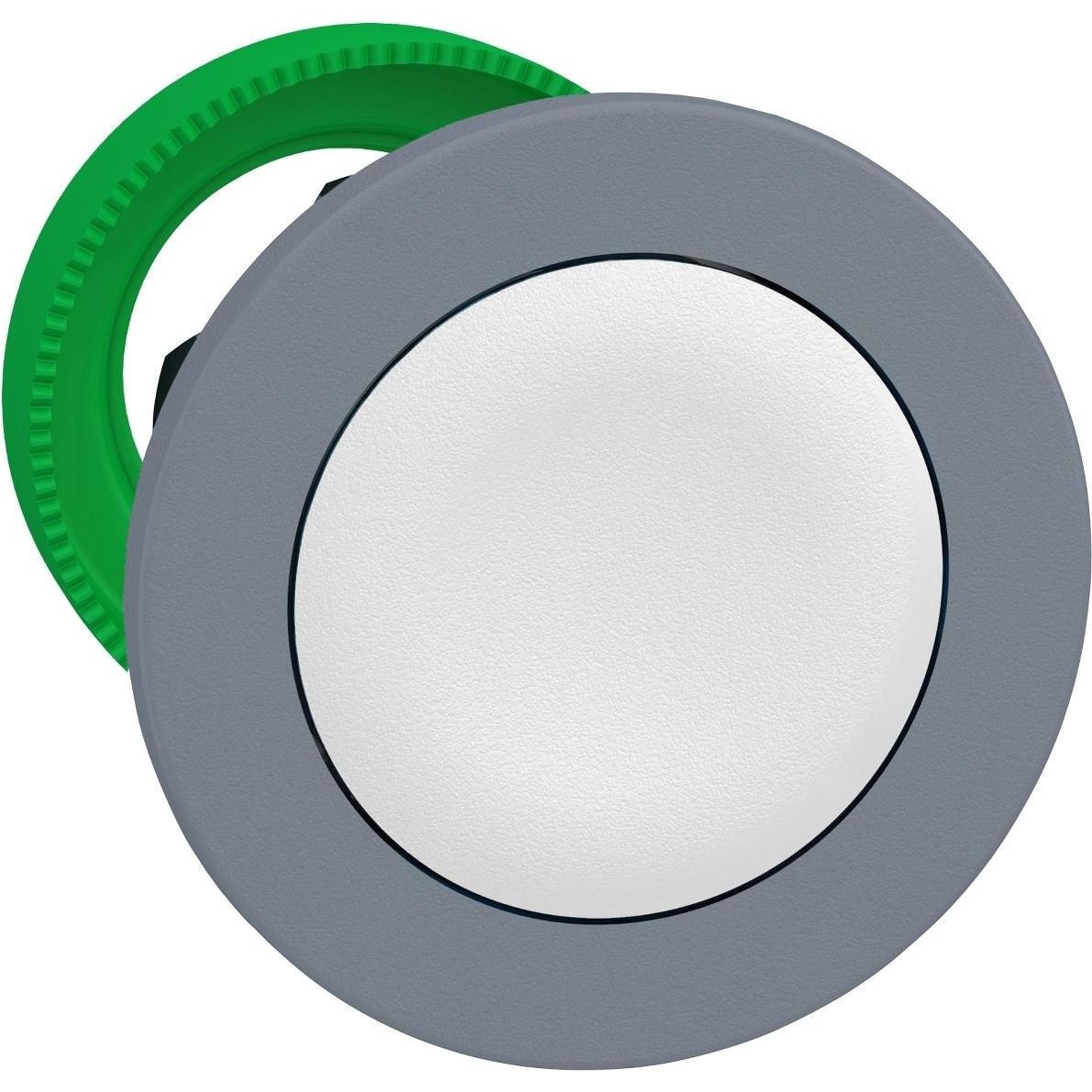 Schneider Electric Drucktaster, Kunststoff, Front, 30mm, ZB5FHCUST03, Taster + Schalter, Weiss