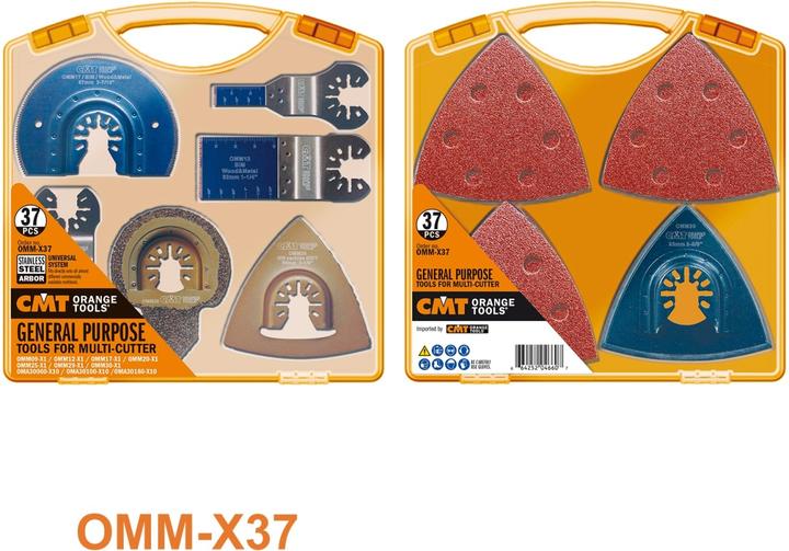 Produktbild CMT OMM-X37 Zubehörset für oszillierende Multitools 37-teilig