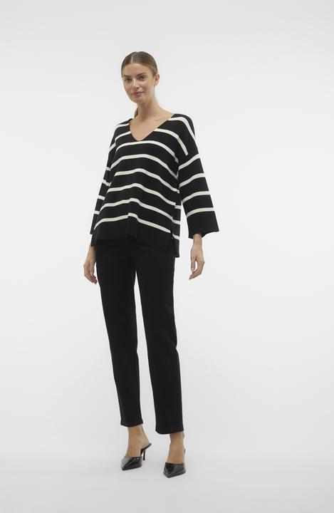 Produktbild Vero Moda V-Ausschnitt Tief angesetzte Schulter Pullover Strickpullover (S)