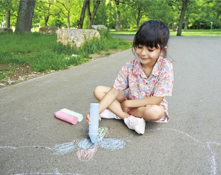 Actual product image Simba 3 street colouring crayons Jumbo (3x)