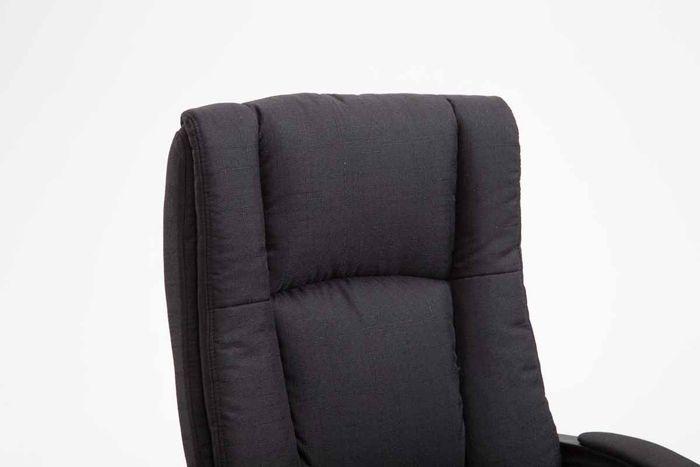 Immagine prodotto CLP Sedia da ufficio XL Sparta in tessuto, nero (45 - 54 cm)