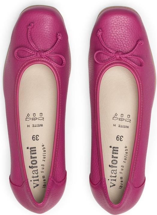 Actual product image Vitaform ® Ballerinas Damen I Slip Ons Sommer-Schuhe I Brautschuhe flach I 100% exklusives (38)