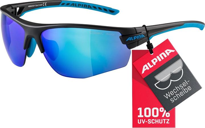 Produktbild ALPINA SPORTS Tri-Scray 2.0 HR (Cyan, Black Matt, Ceramic mirror blue)