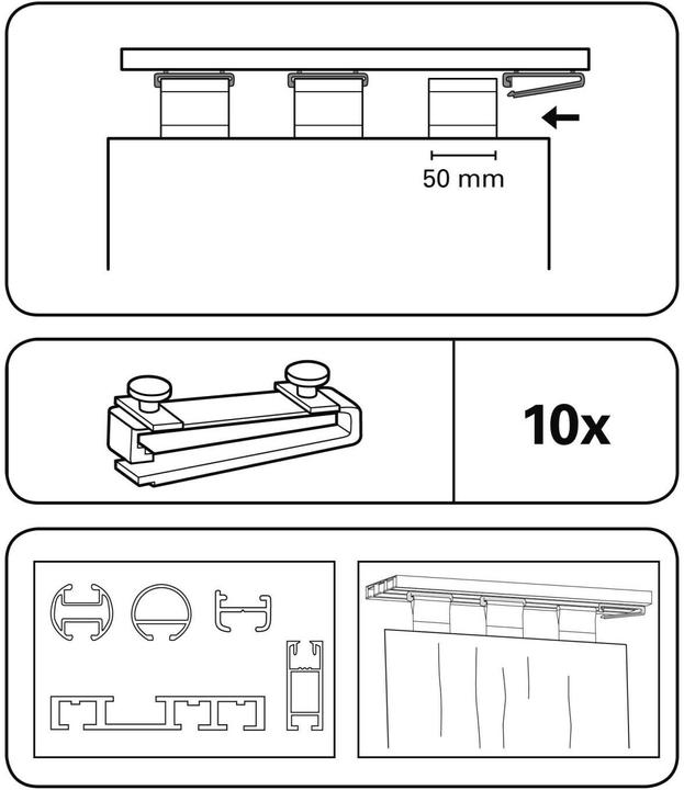 Actual product image Gardinia Loop gliders