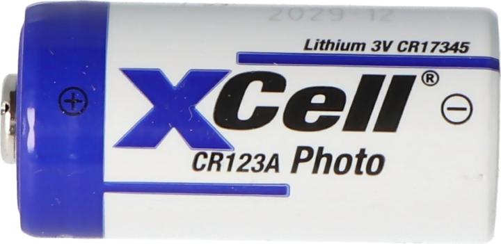 Productafbeelding XCell Lithiumbatterij CR23 (1 Pcs., RCR123A, 1550 mAh)