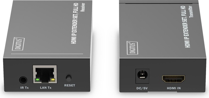 Actual product image Digitus HDMI IP Video Extender Set, 120m Full HD, 1080p
