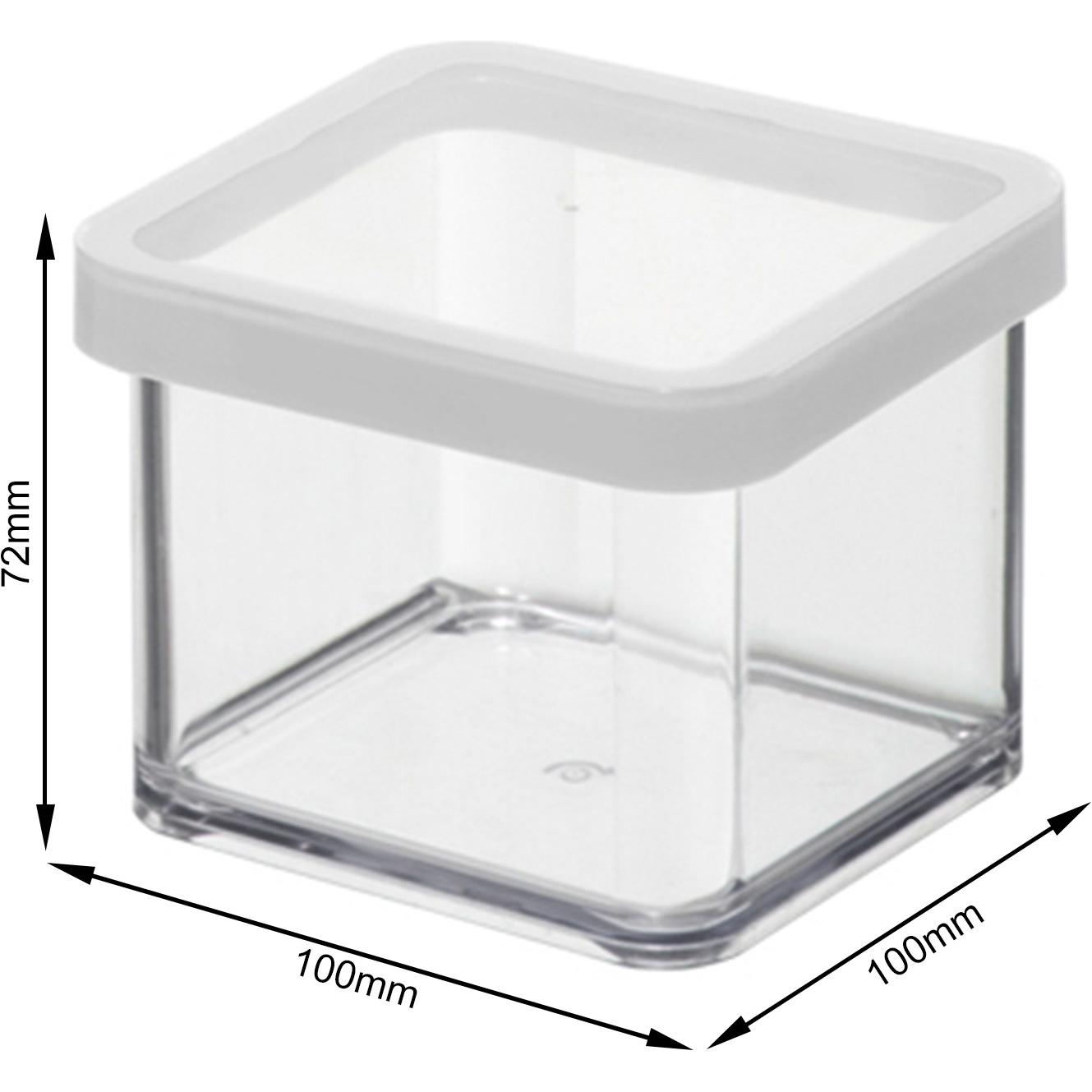 Rotho Loft, Contenitori per alimenti, Trasparente, Bianco
