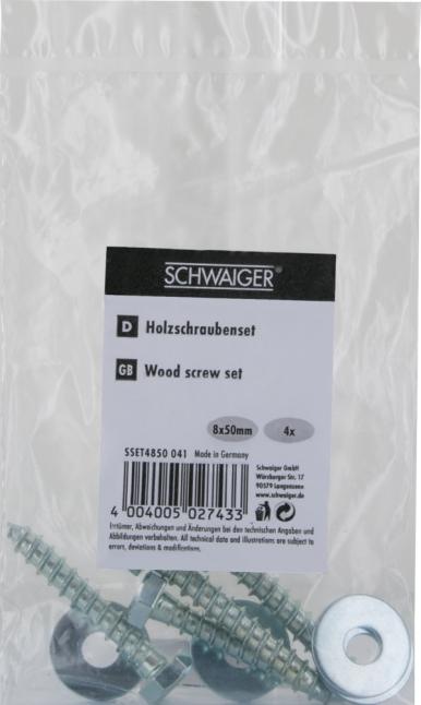 Produktbild Schwaiger Fischer Schraubenset 8x50 (Sonstige)