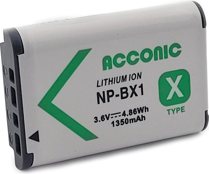 Produktbild Acconic Akku f. Sony NP-BX1 Cyber-shot DSC HX300 DSC HX50V DSC RX1 DSC RX100 (Akku)