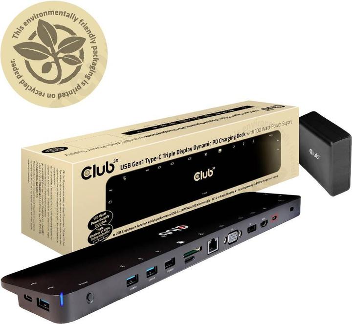 Actual product image Club 3D CSV-1564W100 (USB-C, 1 portion)