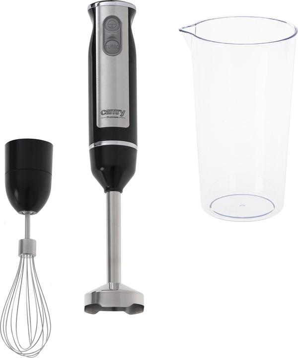Image du produit Camry CR 4621 Blender à main, mini set 2 w 1, Black/Stainless Steel
