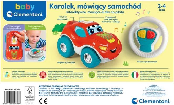 Image du produit Clementoni Bébé Karolek Voiture télécommandée 50803