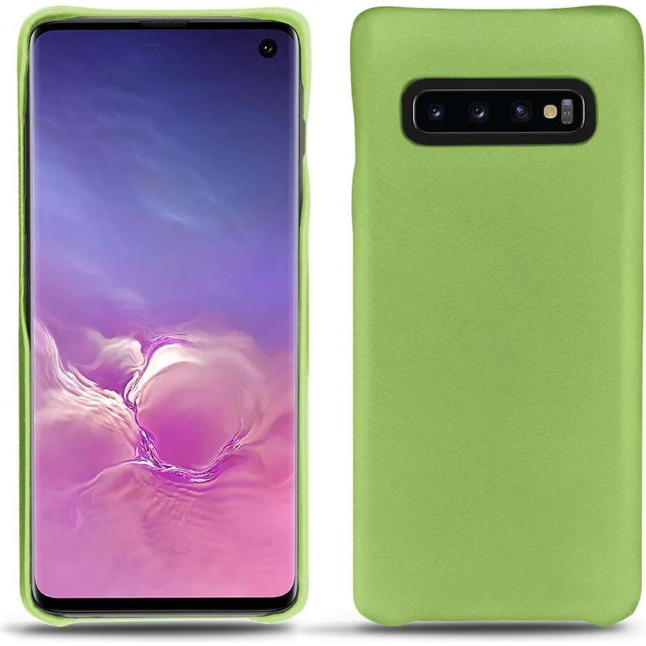 Noreve Lederschutzhülle (Samsung Galaxy S10), Smartphone Hülle, Grün