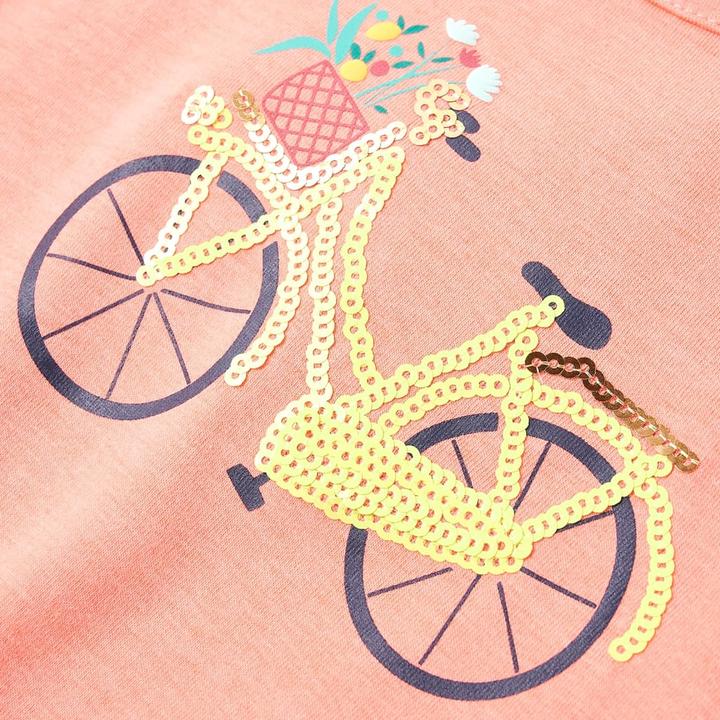 Image du produit vidaXL T-shirt enfant rose corail 92,Composition : 95% coton. 5 (92)