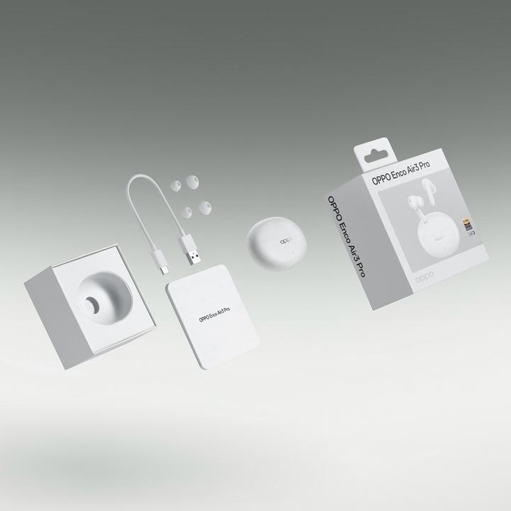 Image du produit OPPO Enco Air 3 Pro (ANC, 30 h, Sans fil)