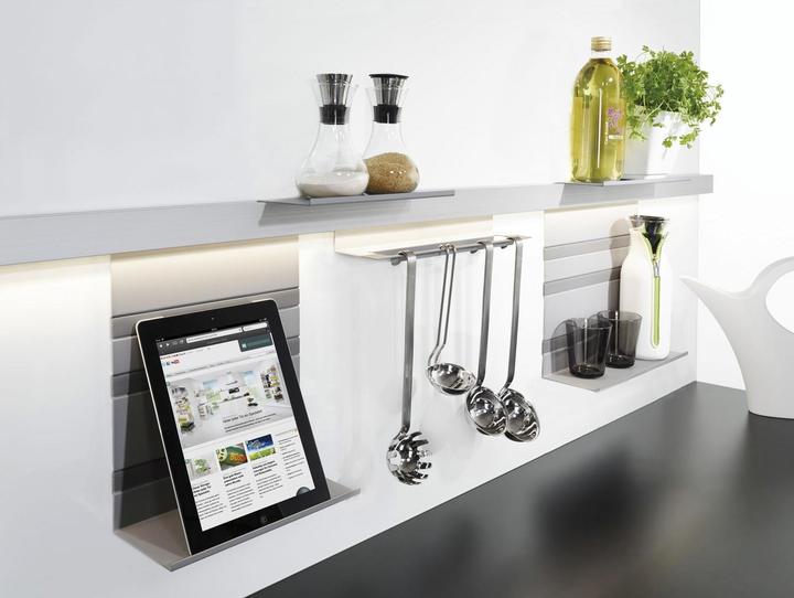 Produktbild Kesseböhmer Linero MosaiQ Wandprofil 600 mm Aluminium schwarz
