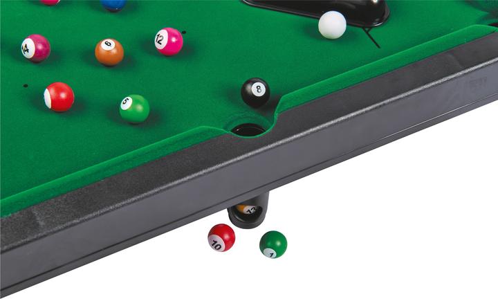 Actual product image Noris 606167704 Pool billiards & snooker incl. 2 cues, 16 billiard and 17 snooker balls and triangle