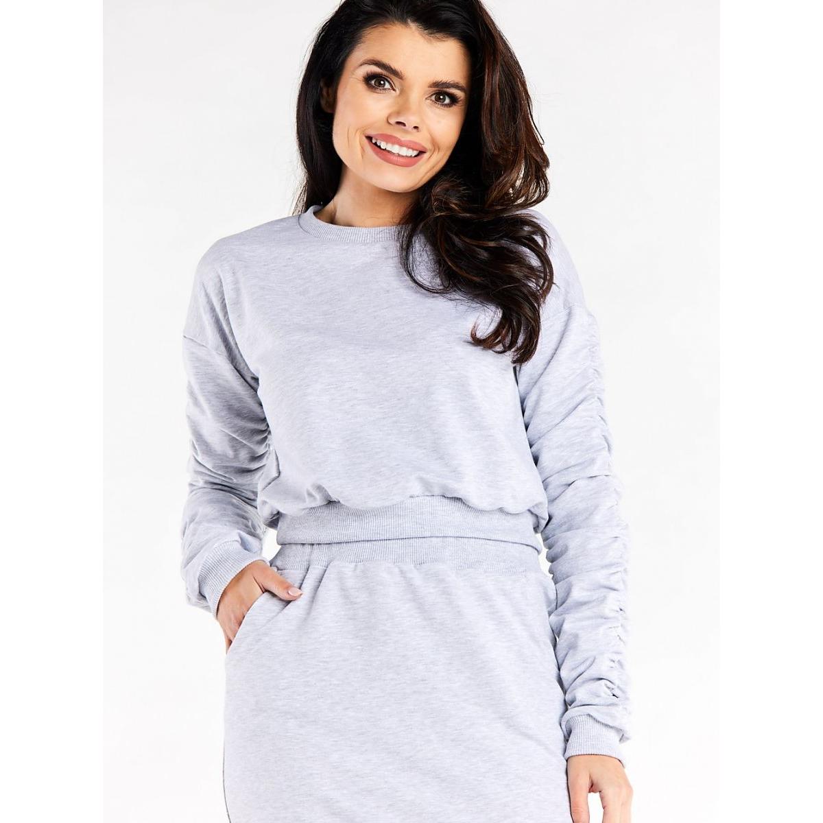 Infinite You, Damen, Pullover, Sweater, Grau, (S)