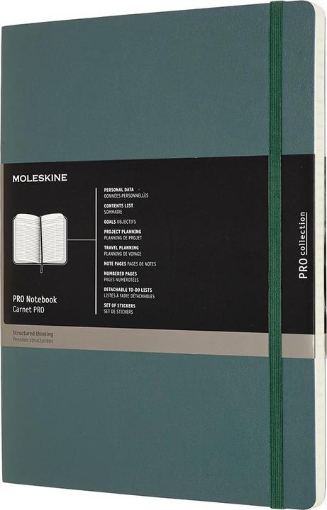 Actual product image Moleskine Professional notebook (19 x 25 cm, Lined, Soft cover)