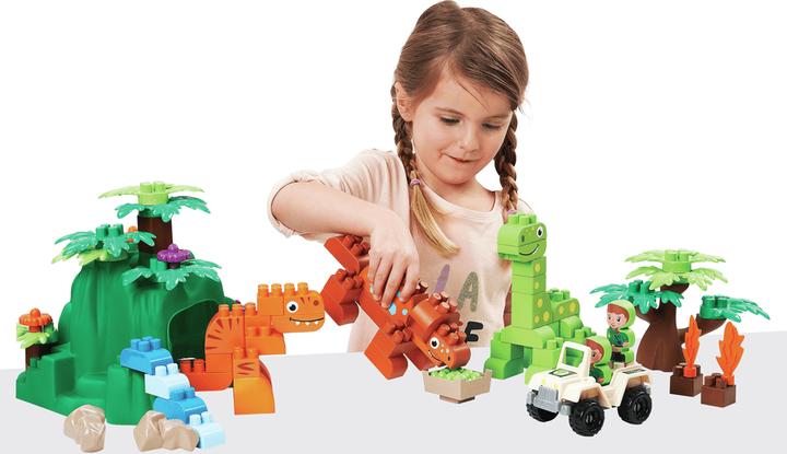 Produktbild Ecoiffier Abrick Bricks Land der Dinosaurier 87 Elemente.