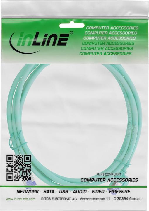 Actual product image InLine Slim patch cable (S/FTP, CAT6a, 3 m)
