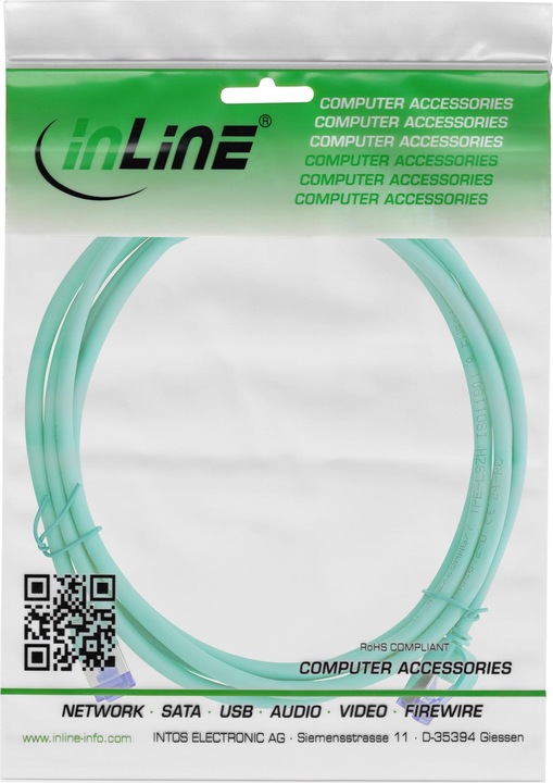 Immagine prodotto InLine Cavo patch sottile (S/FTP, CAT6a, 3 m)