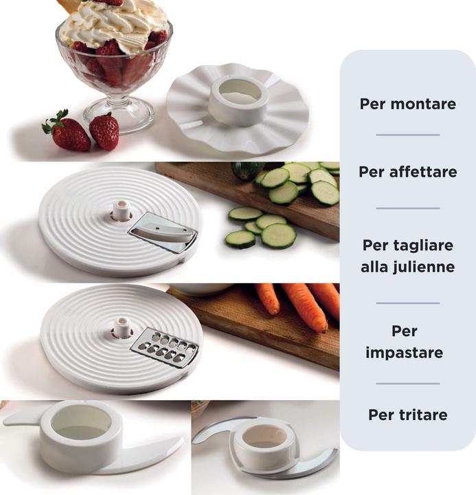 Immagine prodotto Ariete 1781 Robot da cucina Vintage, 1000W, Capacità 2,1L, Per preparazione impasti, Beige (2100 ml, 1000 W)