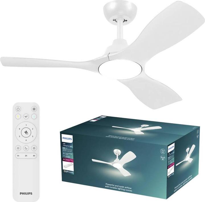 Produktbild Philips Wentylator Olas Fan ceiling 42' 30W+24W WH (50 dB)