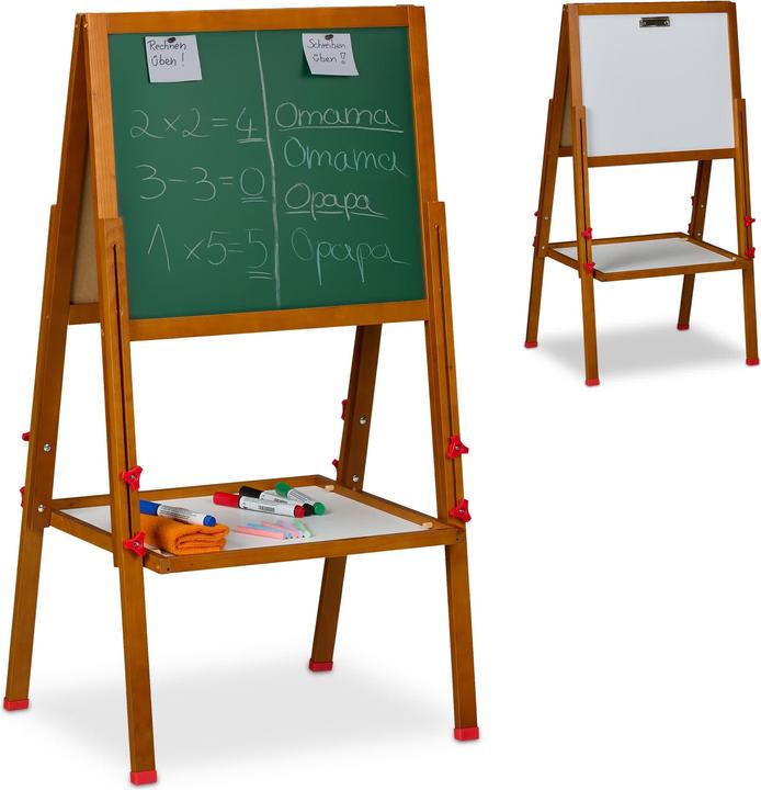 Actual product image Relaxdays Children's art easel