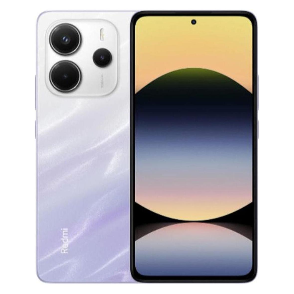 Xiaomi Redmi Note 14 (256 GB, Mist Purple, 6.67", Hybrid Dual SIM, 4G), Smartphone, Violett