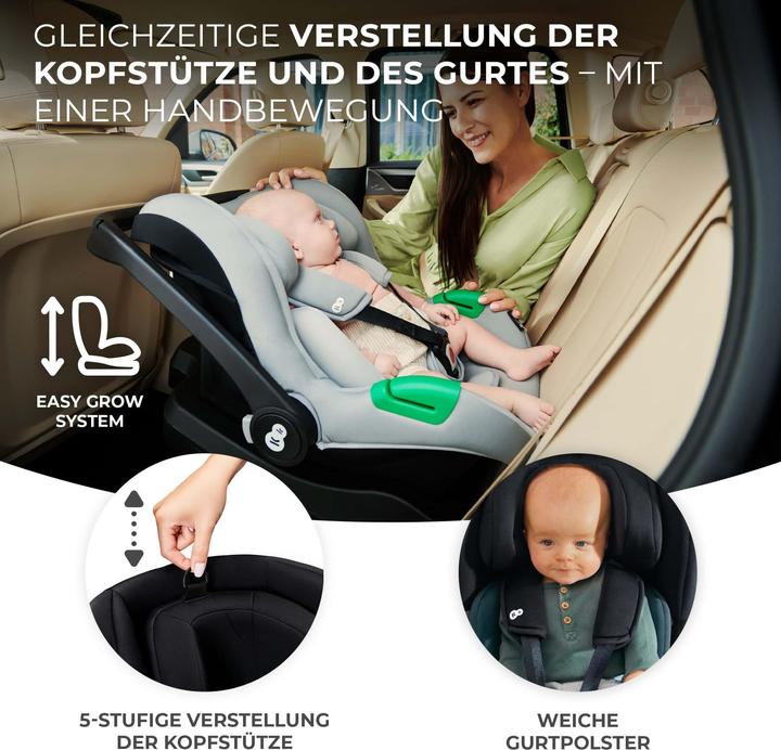 Image du produit KinderKraft Mink Pro + Base Mink FX (Reboarder, Norme ECE R129/i-Size)