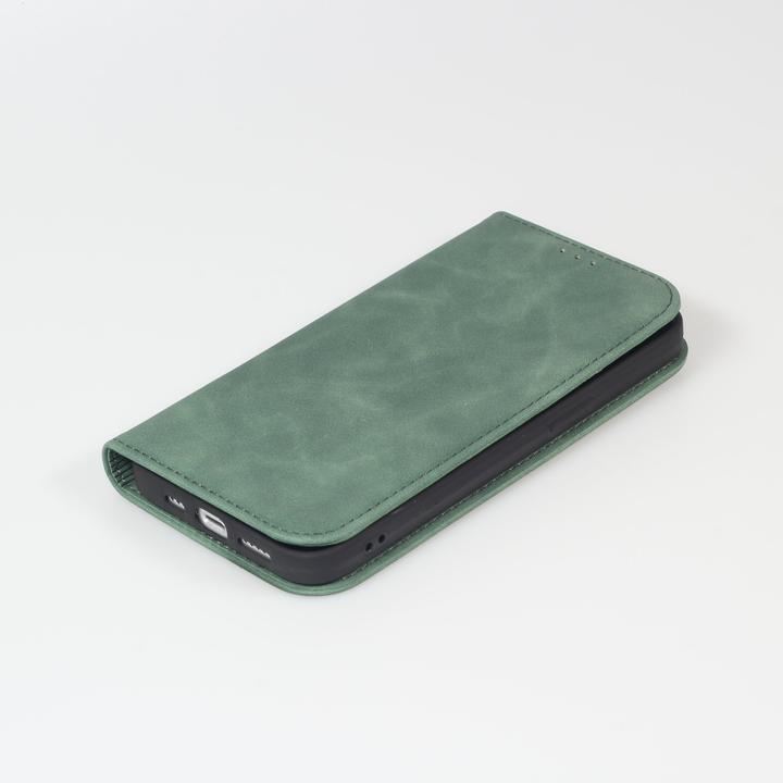 Image du produit PhoneLook Etui cuir Flip Wallet vintage avec fermeture aimantée et compartiment cartes (Apple iPhone 15)