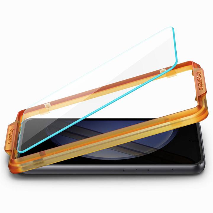 Actual product image Spigen ALM Glas.tR tempered glass for Samsung Galaxy S23 FE - 2 pcs. (2 pcs., Samsung Galaxy S23 FE)
